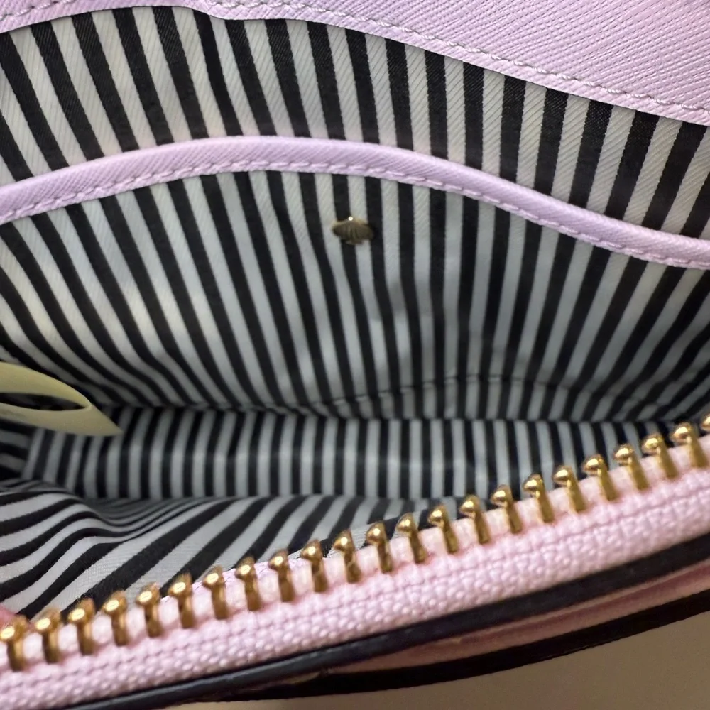 KATE SPADE Cameron Street Clarise Pink Lemonade Crossbody Small Leather Bag